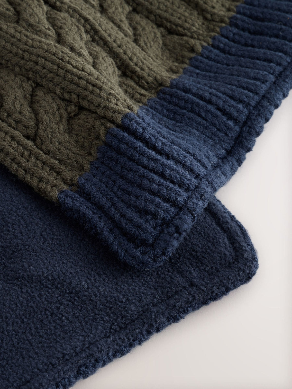 Green/Navy Cable Beanie Scarf and Gloves Set (3-16yrs) - image 5