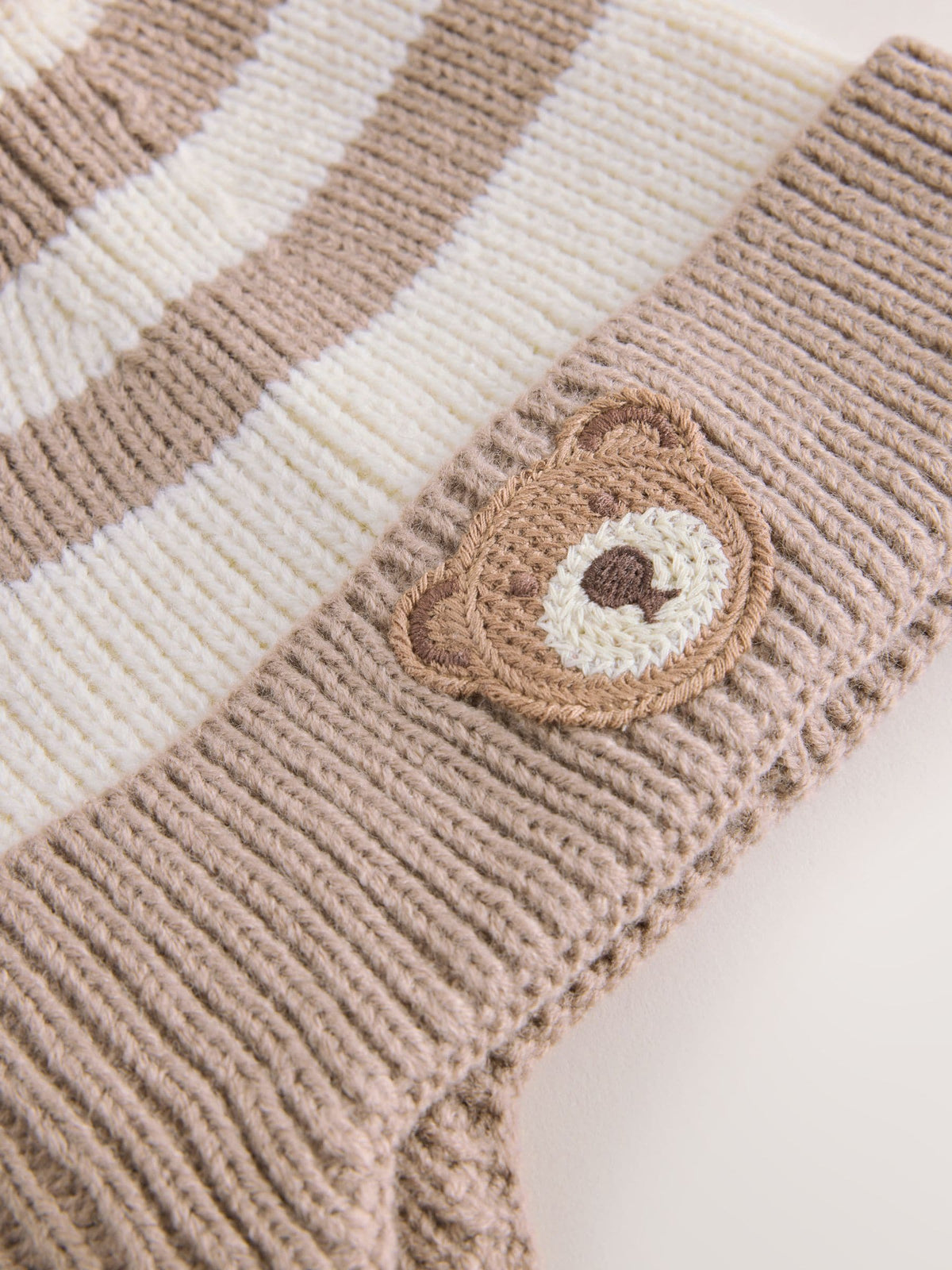 Neutral Knitted Pom Hat (3mths-10yrs) - image 5