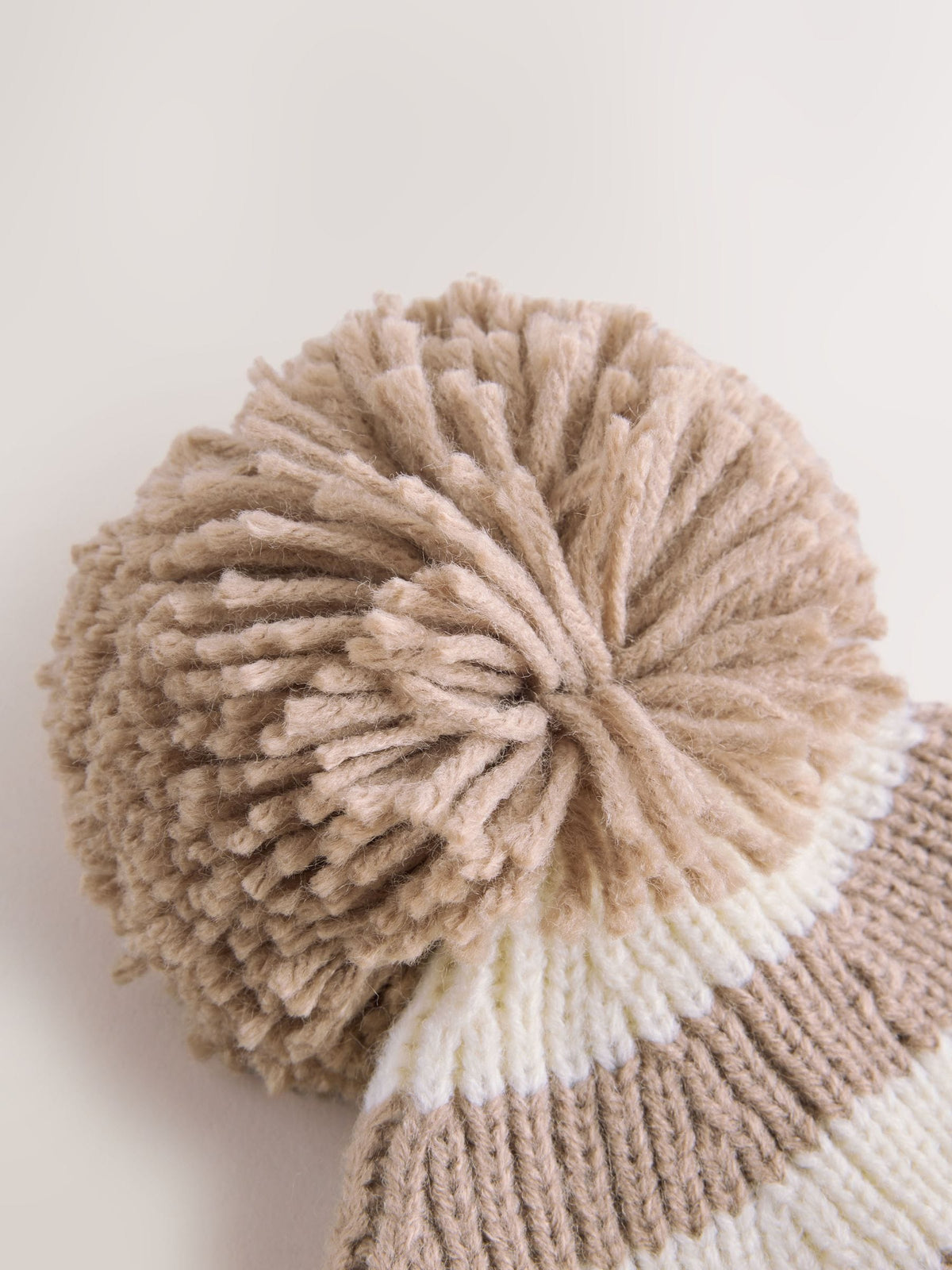 Neutral Knitted Pom Hat (3mths-10yrs) - image 6