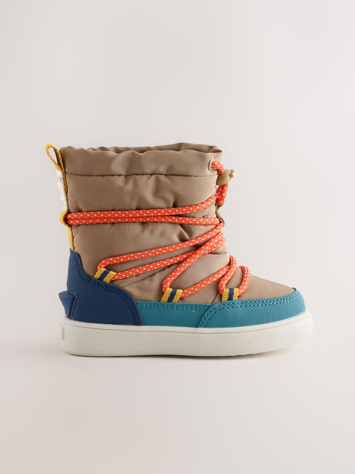 Dsiney Kidz - Neutral Pull On Corded Snow Boots image 2