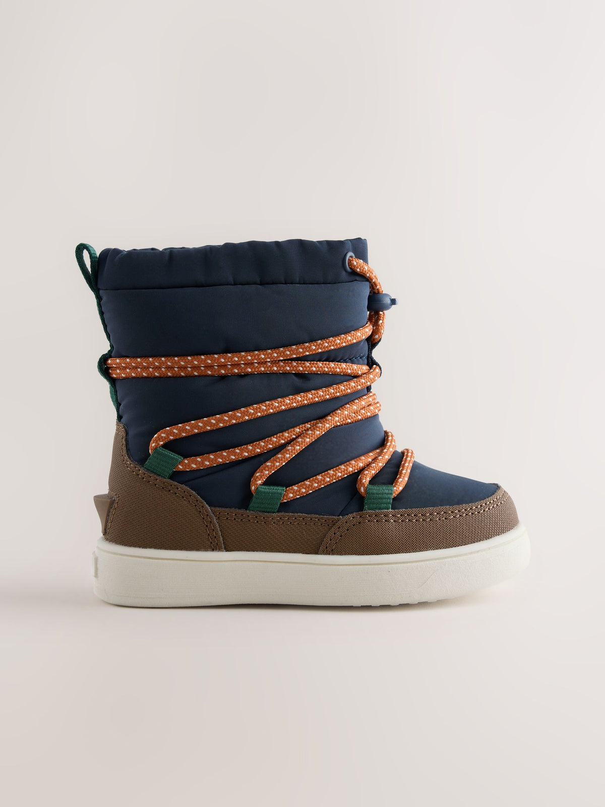 Dsiney Kidz - Navy Pull On Corded Snow Boots image 2