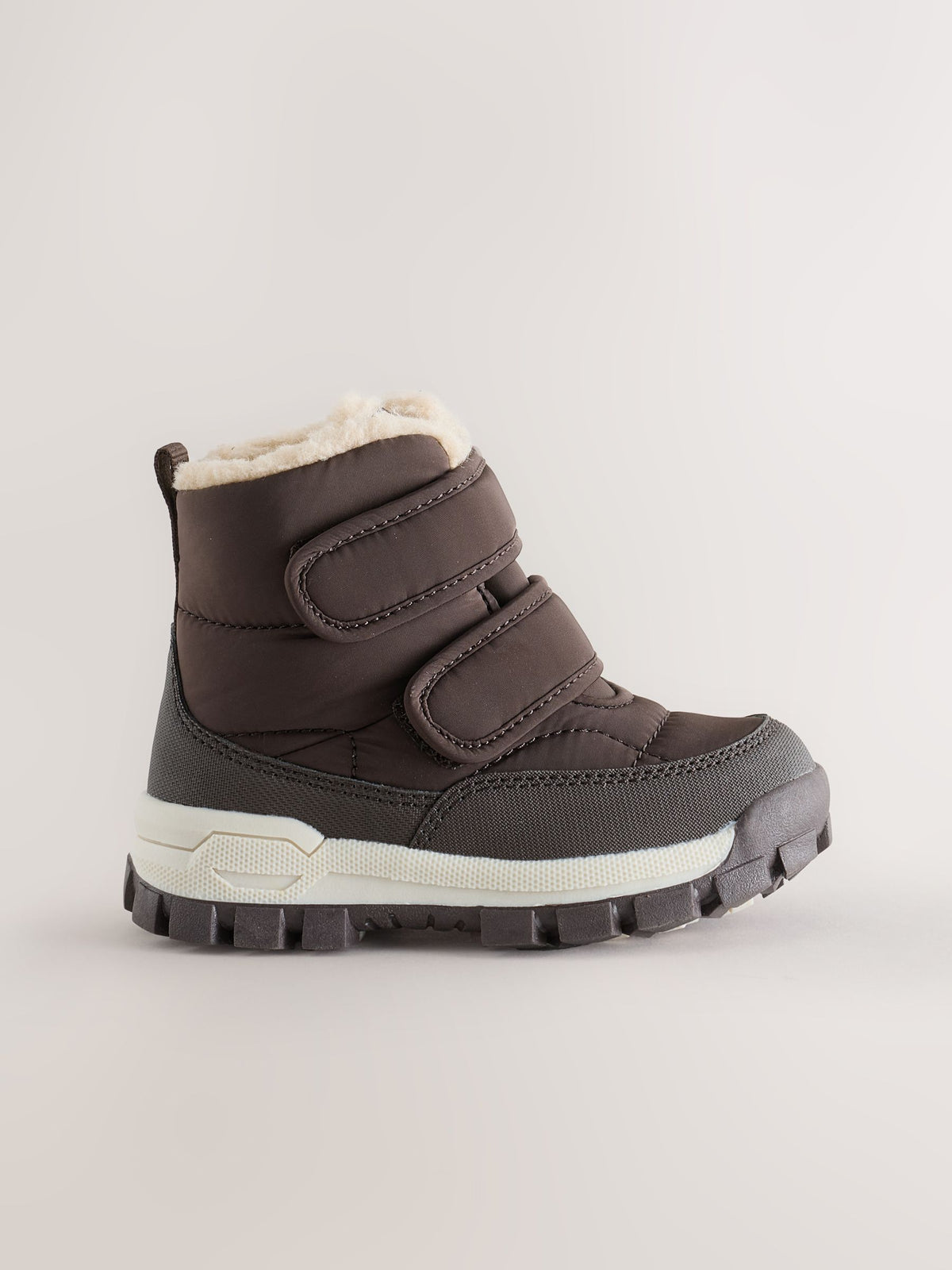 Dsiney Kidz - Chocolate Brown Standard Fit (F) Waterproof Warm Lined Touch Fastening Walking Boots image 2