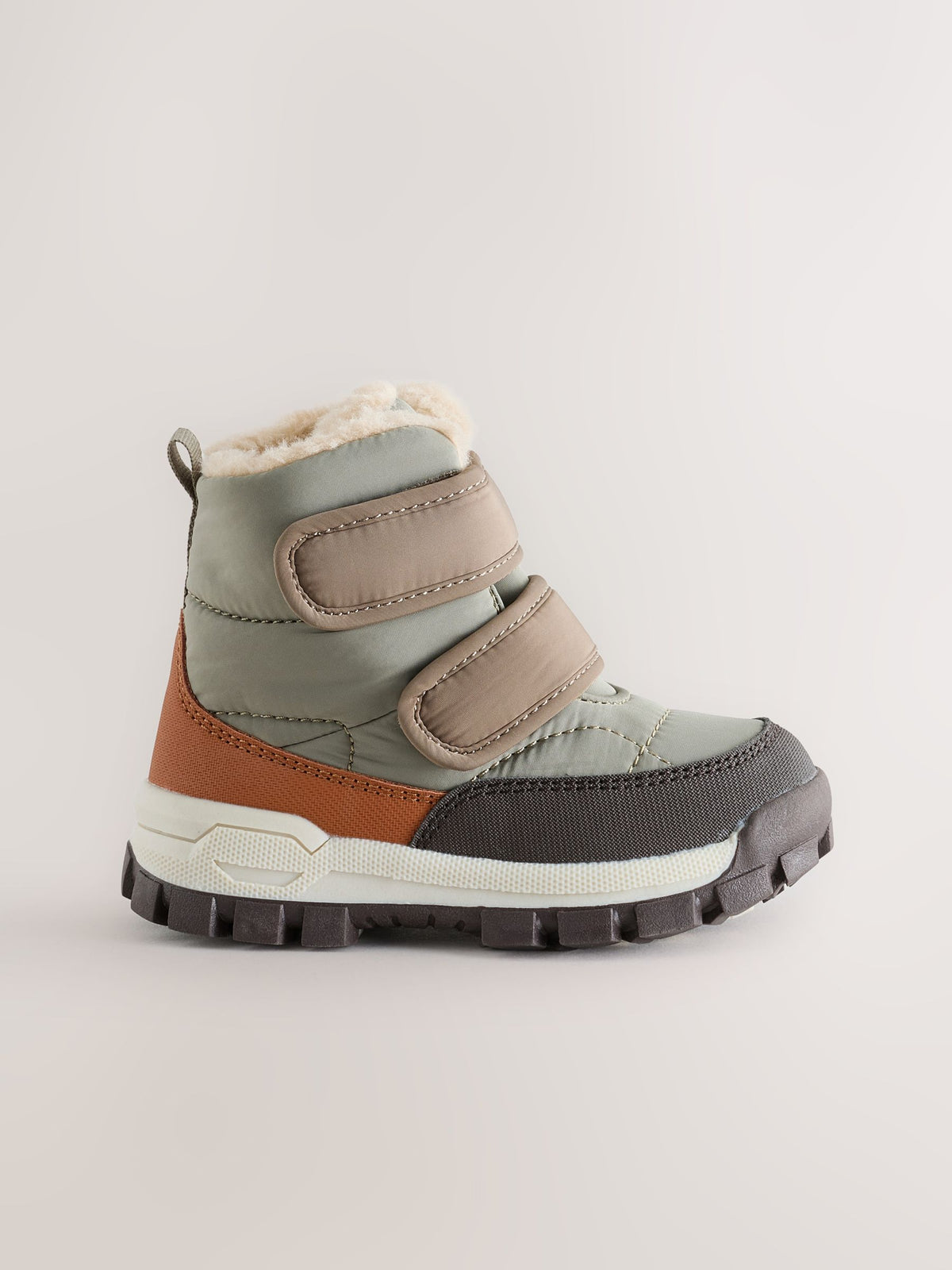 Dsiney Kidz - Grey Standard Fit (F) Waterproof Warm Lined Touch Fastening Walking Boots image 2