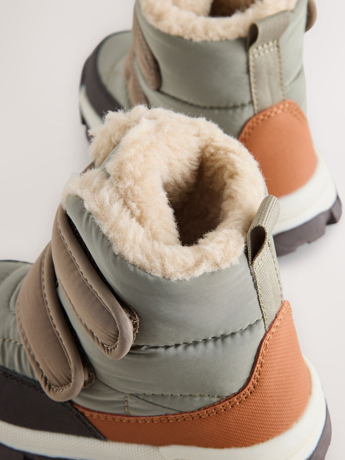 Dsiney Kidz - Grey Standard Fit (F) Waterproof Warm Lined Touch Fastening Walking Boots image 6