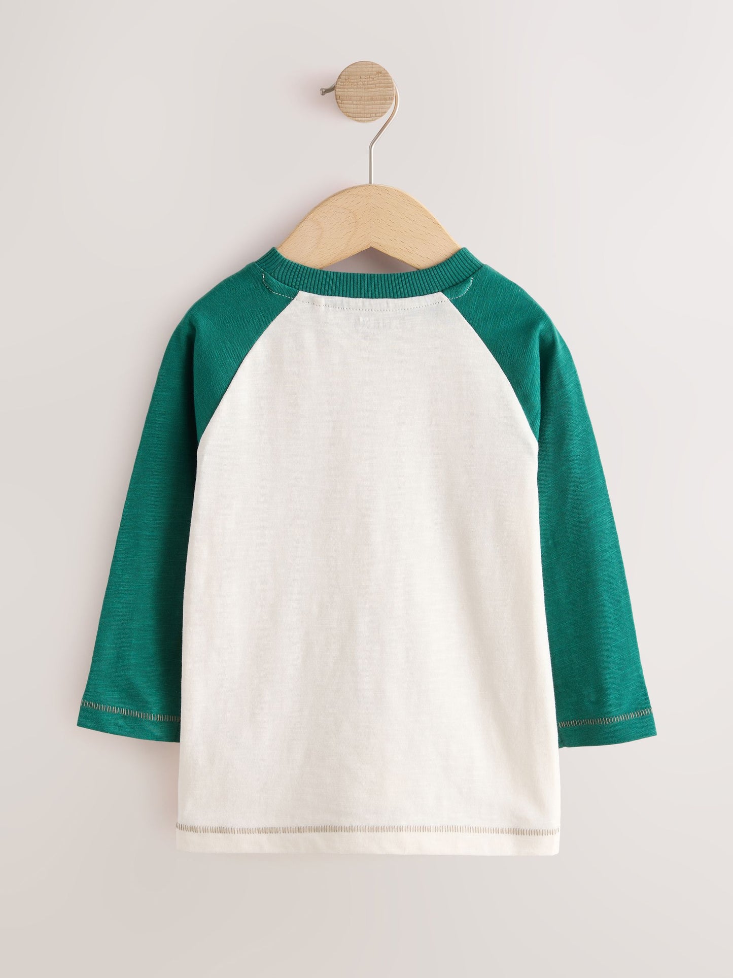 Dsiney Kidz - Green/Ecru Ragan Dog Long Sleeve Graphic T-Shirt (3mths-7yrs) image 5