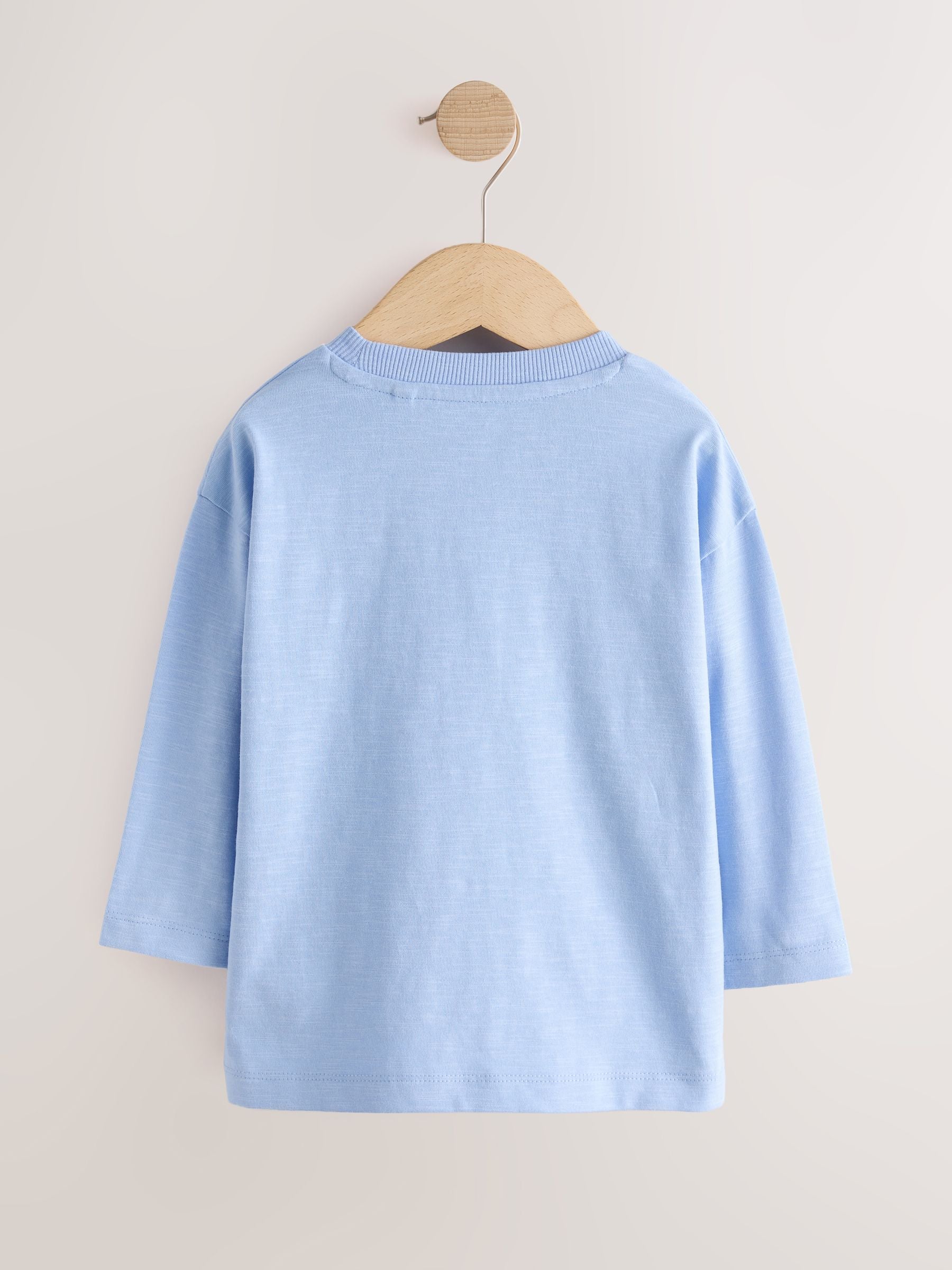 Dsiney Kidz - Pale Blue Digger Long Sleeve Graphic T-Shirt (3mths-7yrs) image 5