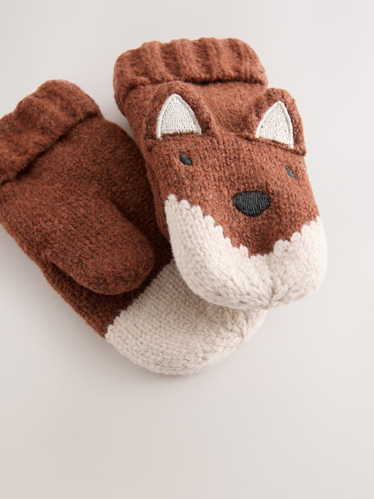 Dsiney Kidz - Orange Fox Character Hat and Gloves Set 2 Piece (3mths-6yrs) image 2