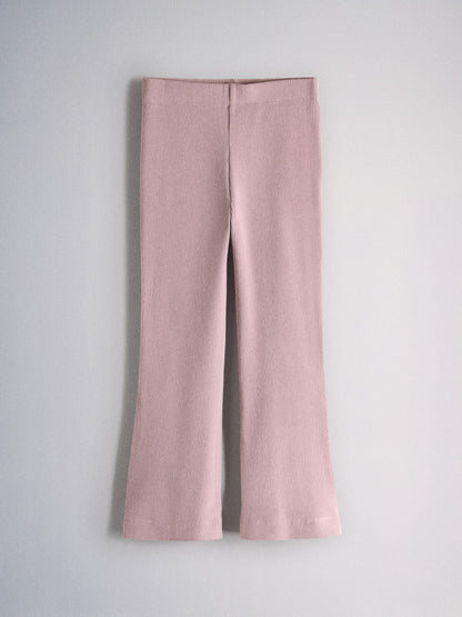 The Set Soft Touch Rib Button Through Cardigan and Leggings  Set Lilac Purple - image 6