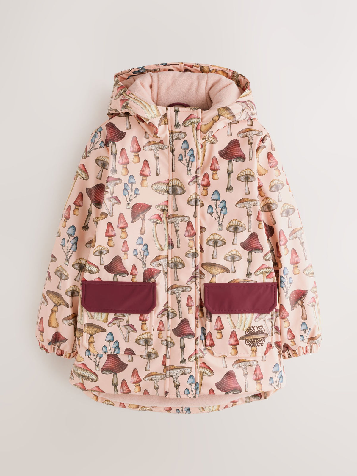 Dsiney Kidz - Never Fully Dressed Pink Mushroom Waterproof Rain Coat image 1