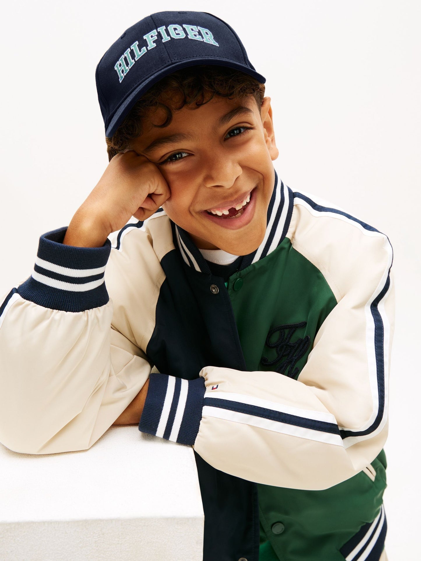 Tommy Hilfiger Blue Logo Embroidery Twill Baseball Cap image 1