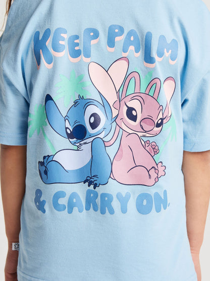 Dsiney Kidz - Brand Threads Blue Lilo & Stitch Sweater & Shorts Set image 5