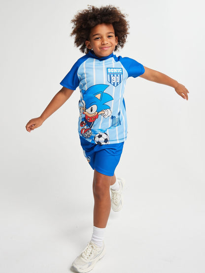 Brand Threads Blue Sonic the Hedgehog Active Daywear Set image 1