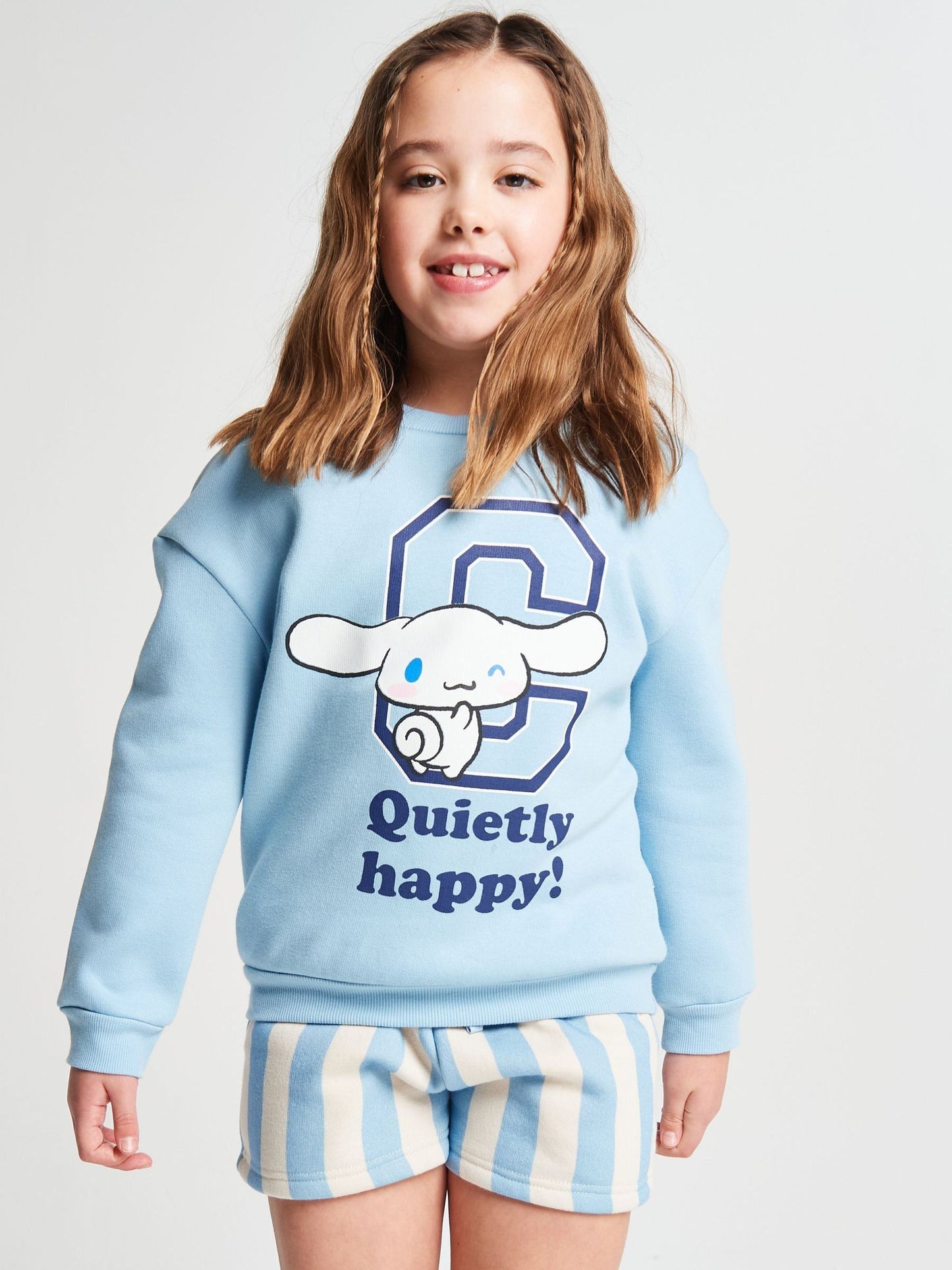 Dsiney Kidz - Brand Threads Blue Cinnamoroll Sweater & Shorts Set image 6