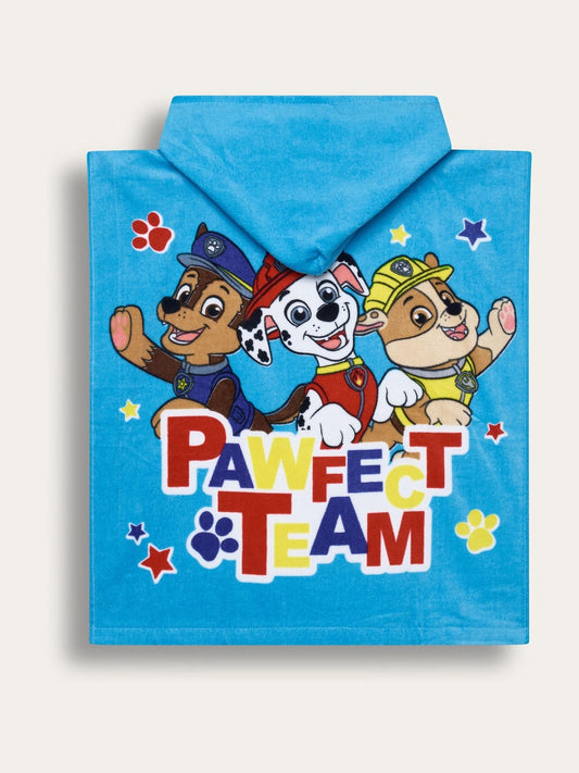 Brand Threads Blue Paw Patrol Poncho image 1