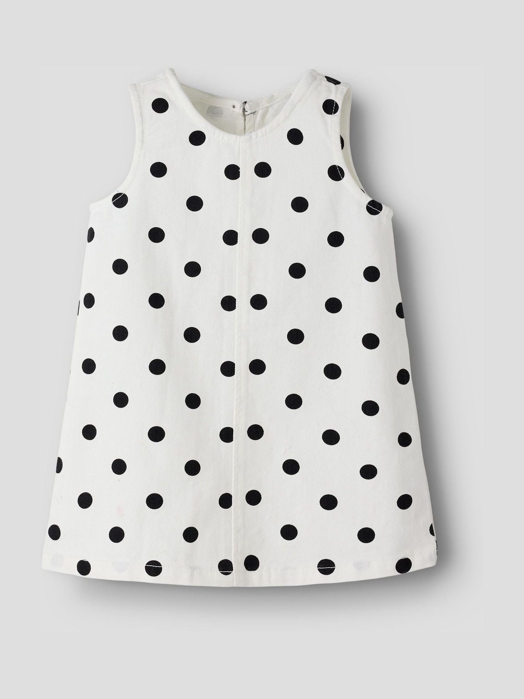 Dsiney Kidz - Name It White Polka Dot Denim Dress image 3