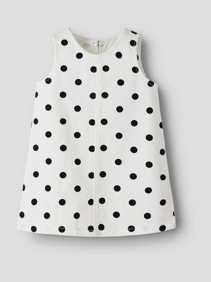 Dsiney Kidz - Name It White Polka Dot Denim Dress image 3