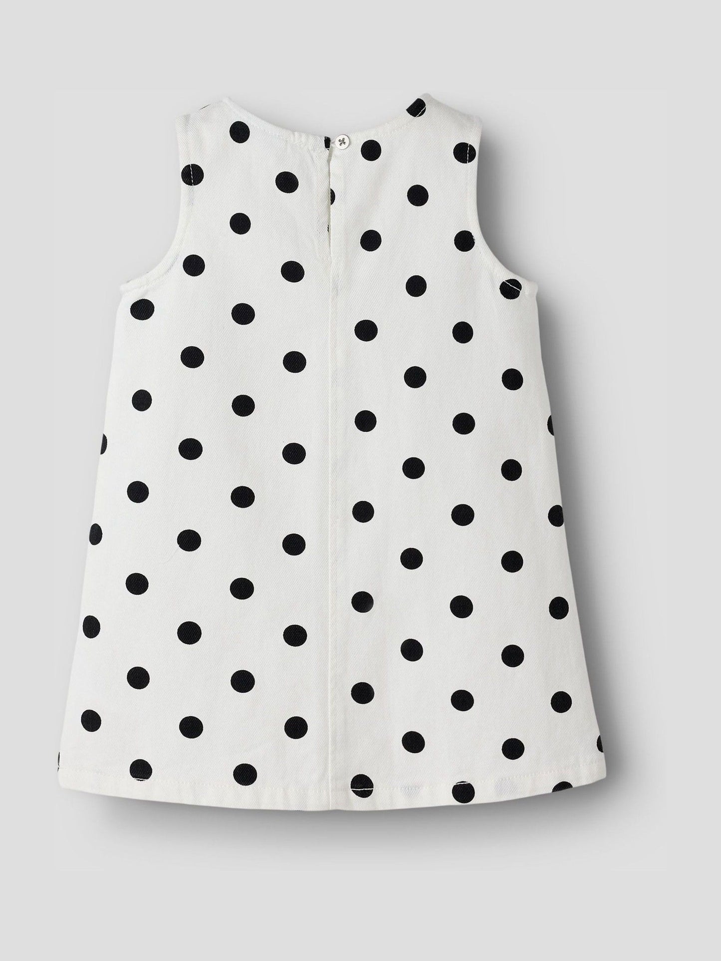 Dsiney Kidz - Name It White Polka Dot Denim Dress image 4