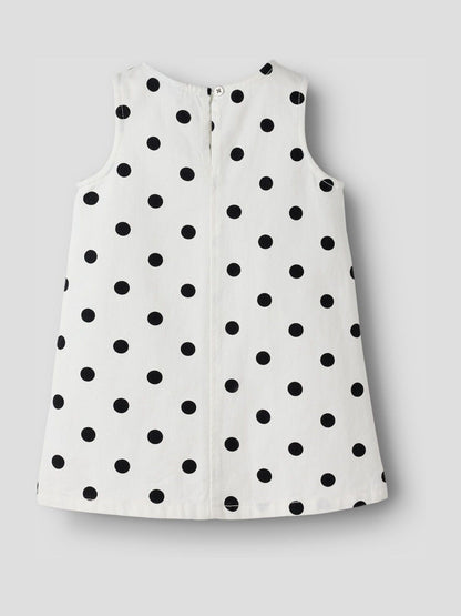 Dsiney Kidz - Name It White Polka Dot Denim Dress image 4