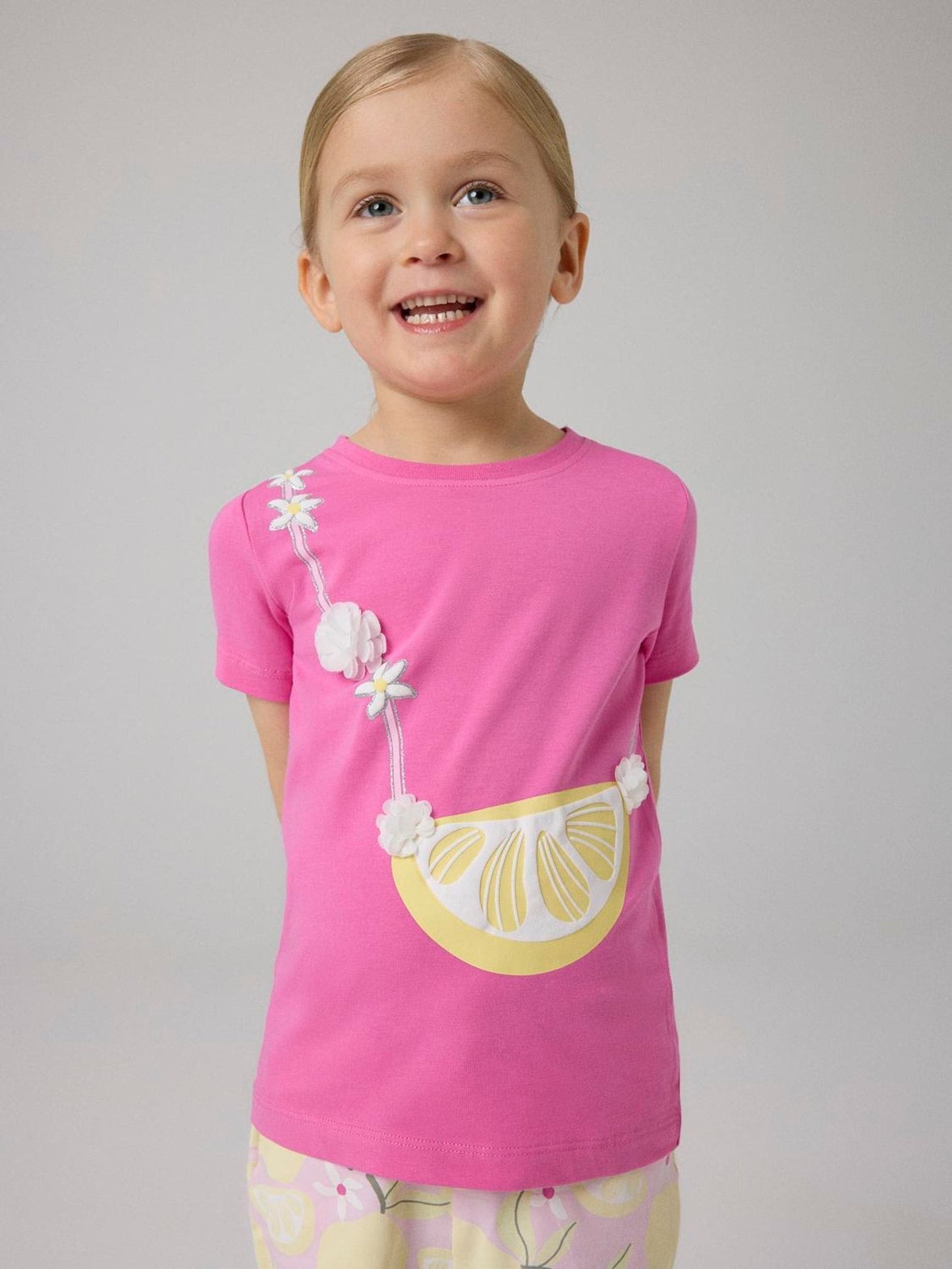 Name It Pink Lemon T-Shirt and Shorts Set image 1