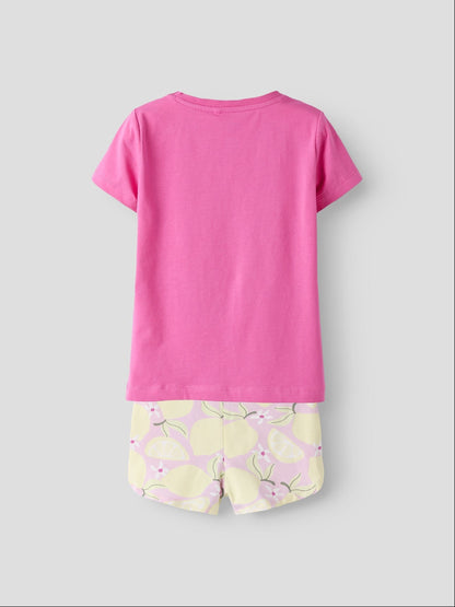 Name It Pink Lemon T-Shirt and Shorts Set image 4