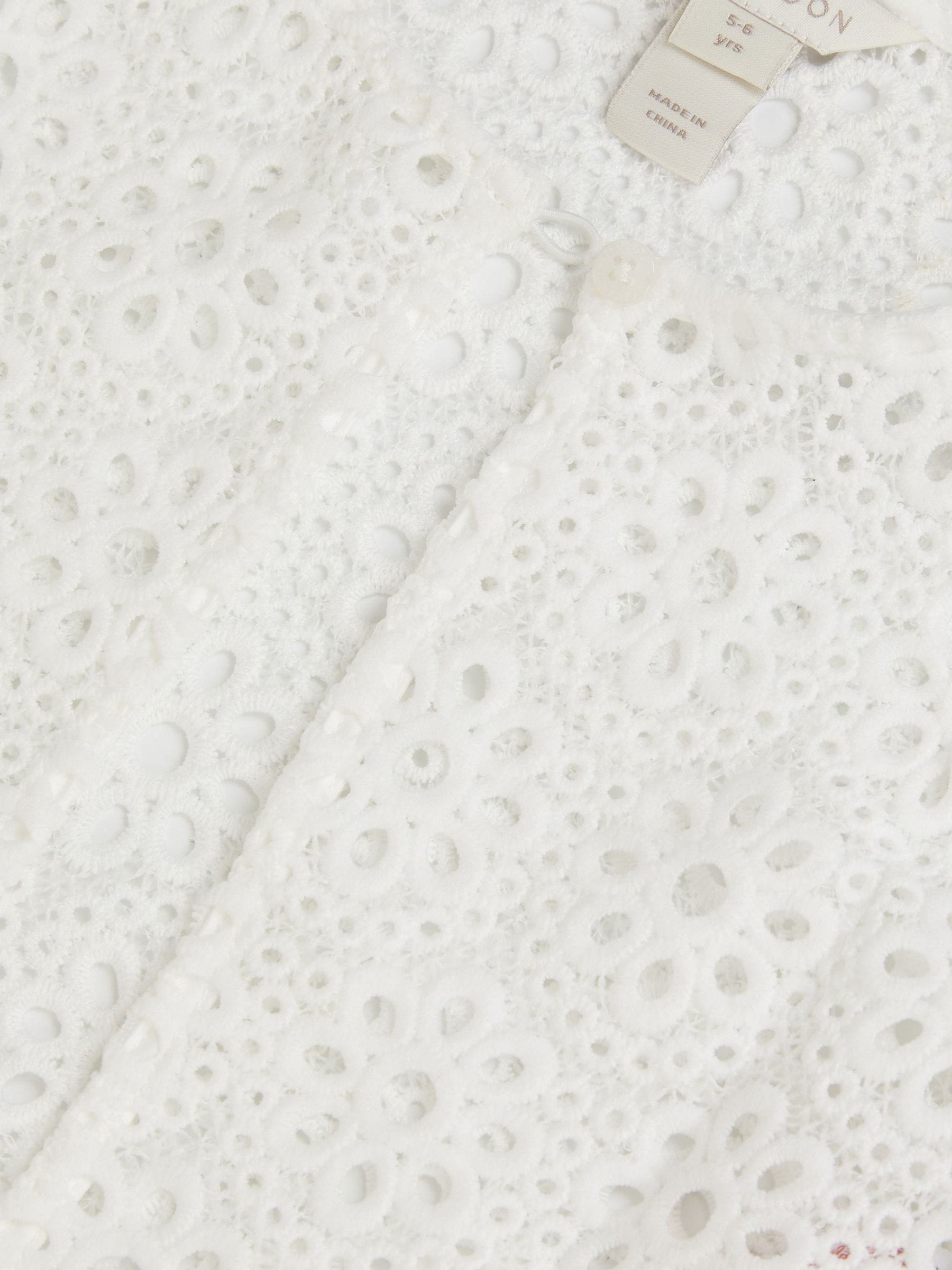 Monsoon Cream Carmela Crochet Long Sleeve Cardigan image 4