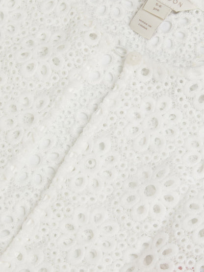 Monsoon Cream Carmela Crochet Long Sleeve Cardigan image 4