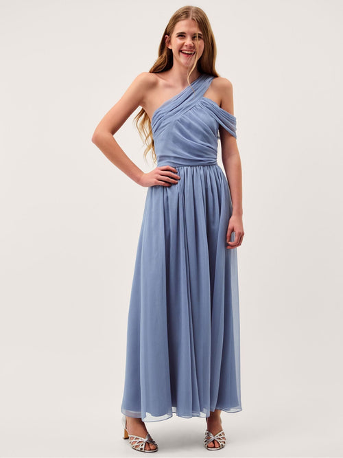 Dsiney Kidz - Monsoon Pale Blue Arianna One Shoulder Tulle Prom Dress image 1