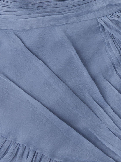 Monsoon Pale Blue Arianna One Shoulder Tulle Prom Dress image 4