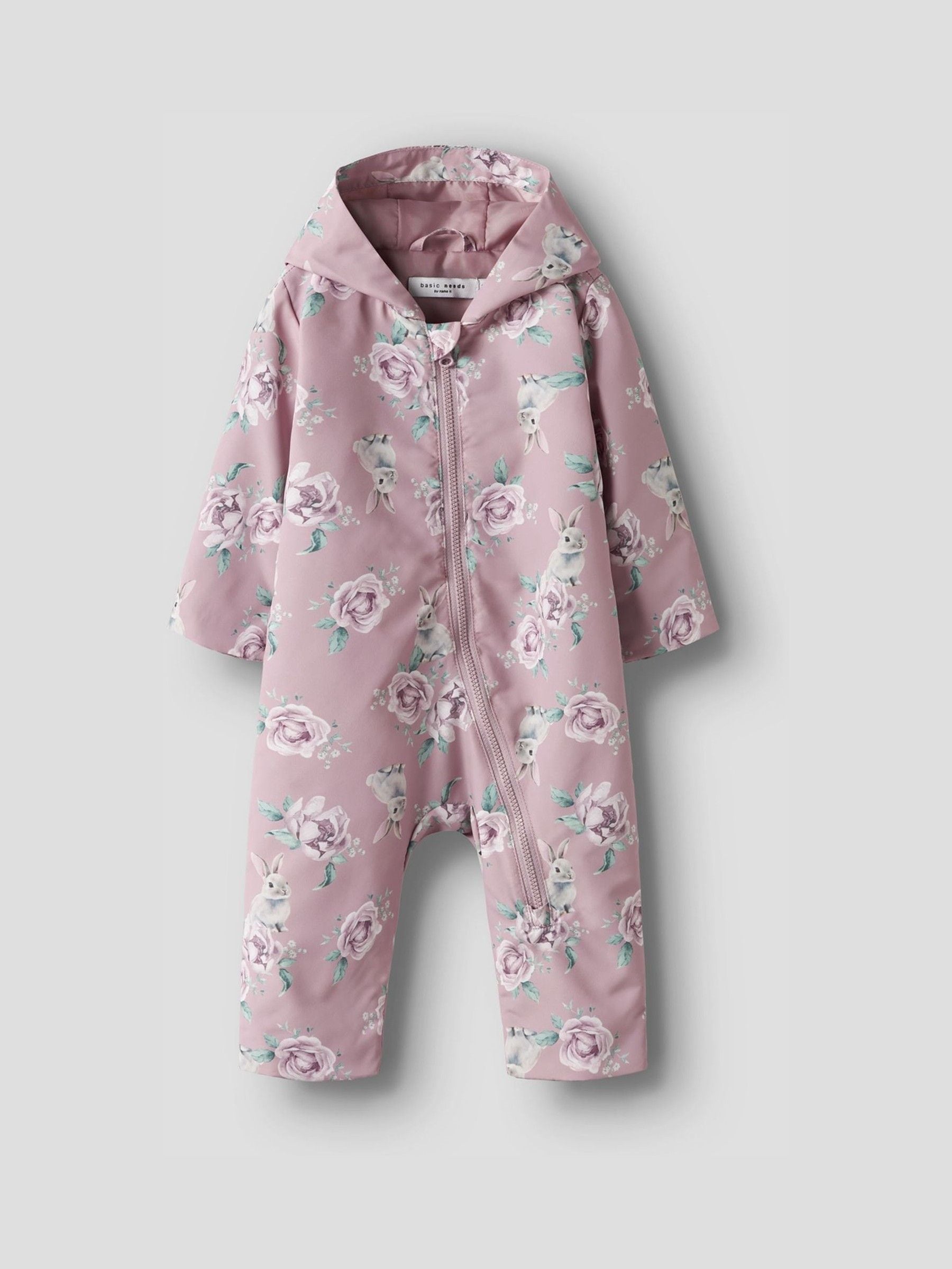 Name It Purple Waterproof Pramsuit image 1