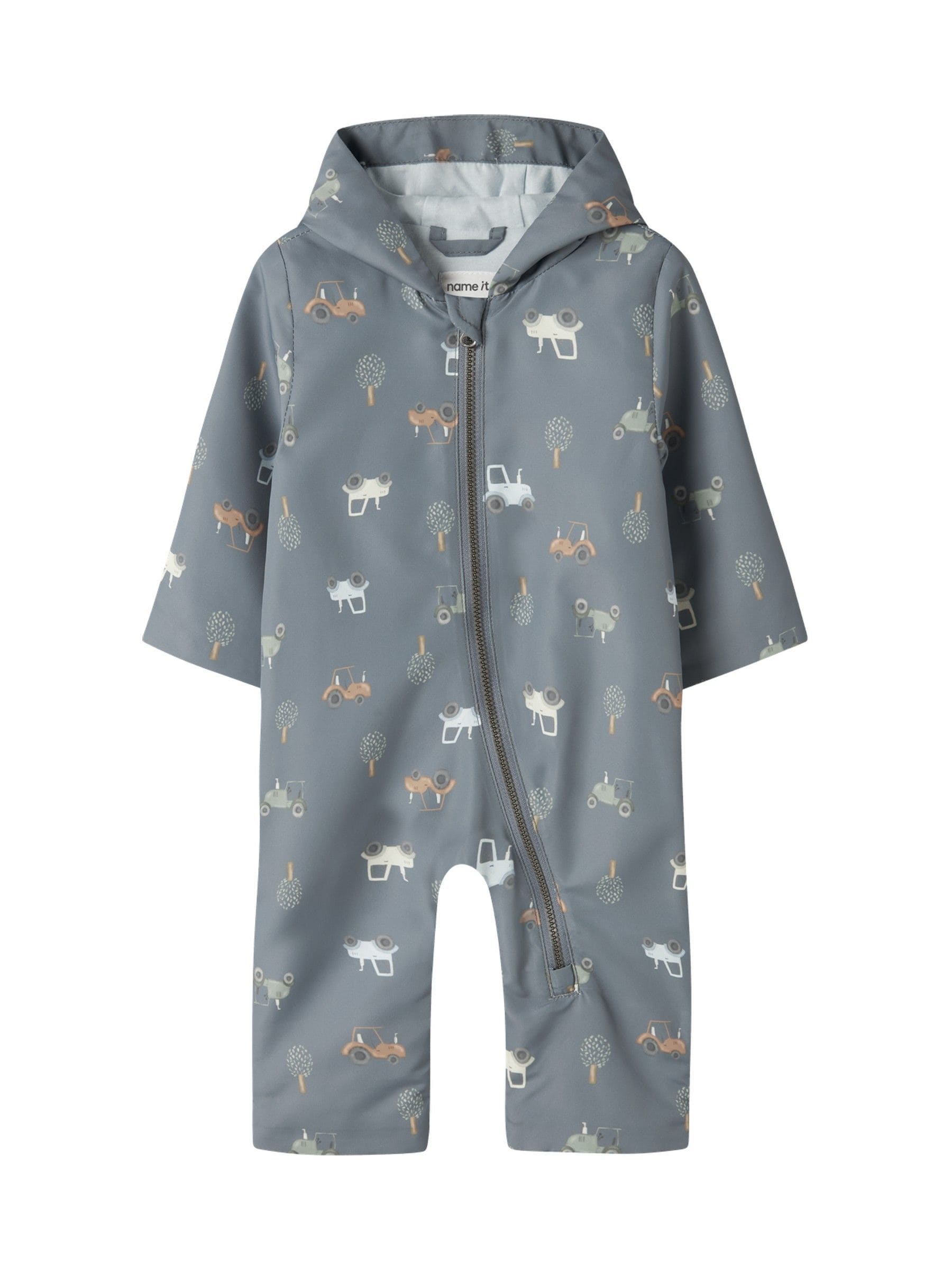 Name It Grey Waterproof Pramsuit image 1