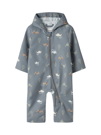 Name It Grey Waterproof Pramsuit image 1