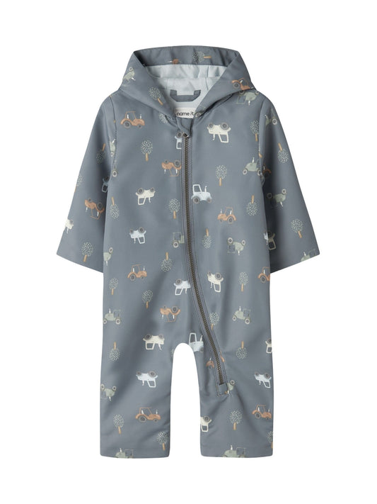 Name It Grey Waterproof Pramsuit image 1