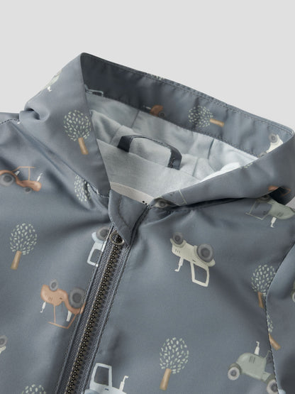 Name It Grey Waterproof Pramsuit image 3