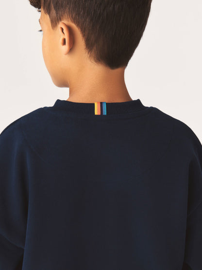 Dsiney Kidz - Paul Smith Junior Navy Graphic Sweatshirt and Joggers Set image 4