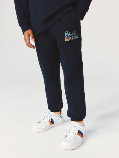 Dsiney Kidz - Paul Smith Junior Navy Graphic Sweatshirt and Joggers Set image 5