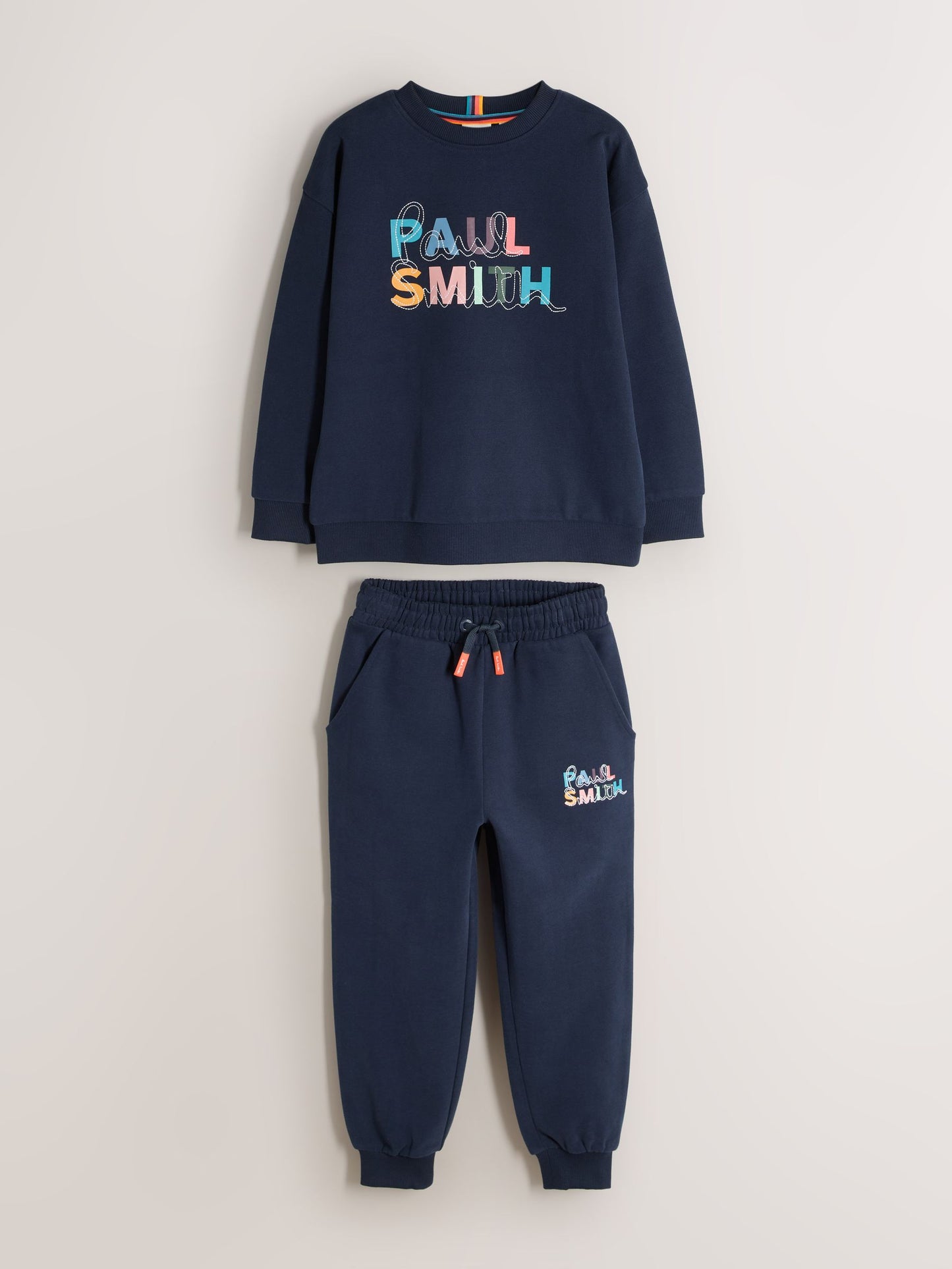 Dsiney Kidz - Paul Smith Junior Navy Graphic Sweatshirt and Joggers Set image 8