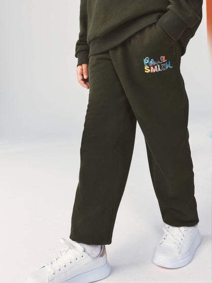 Dsiney Kidz - Paul Smith Junior Khaki Green Graphic Sweatshirt and Joggers Set image 4