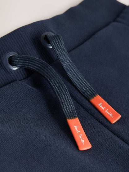 Dsiney Kidz - Paul Smith Junior Navy Funnel Neck Zip Through Sweatshirt and Joggers Set image 5