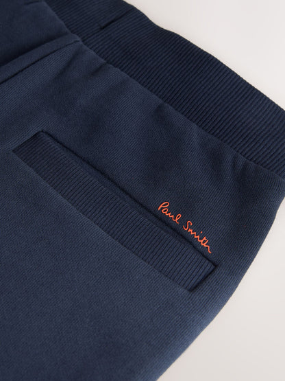 Dsiney Kidz - Paul Smith Junior Navy Funnel Neck Zip Through Sweatshirt and Joggers Set image 7