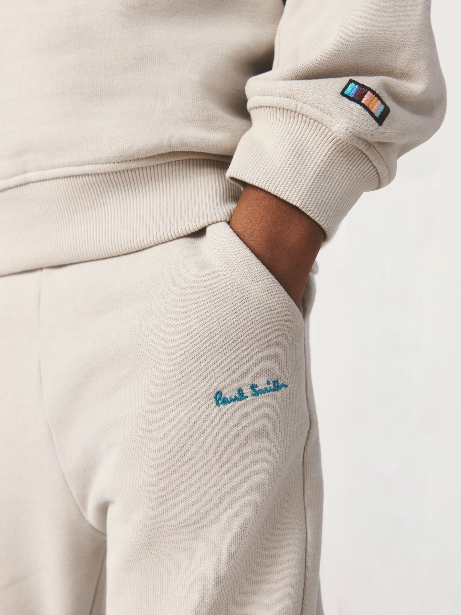 Dsiney Kidz - Paul Smith Junior Stone Embroidered Stripe Sweatshirt And Joggers Set image 6