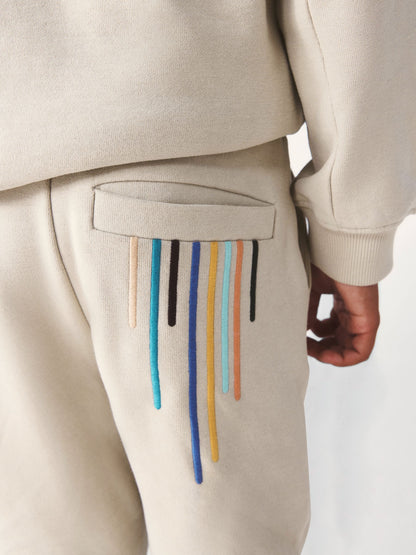 Dsiney Kidz - Paul Smith Junior Stone Embroidered Stripe Sweatshirt And Joggers Set image 7