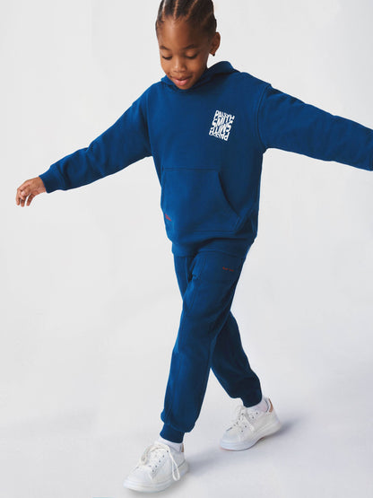 Dsiney Kidz - Paul Smith Junior Blue Graphic Hoodie and Joggers Set image 2