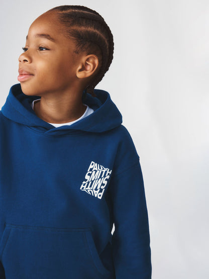 Dsiney Kidz - Paul Smith Junior Blue Graphic Hoodie and Joggers Set image 5