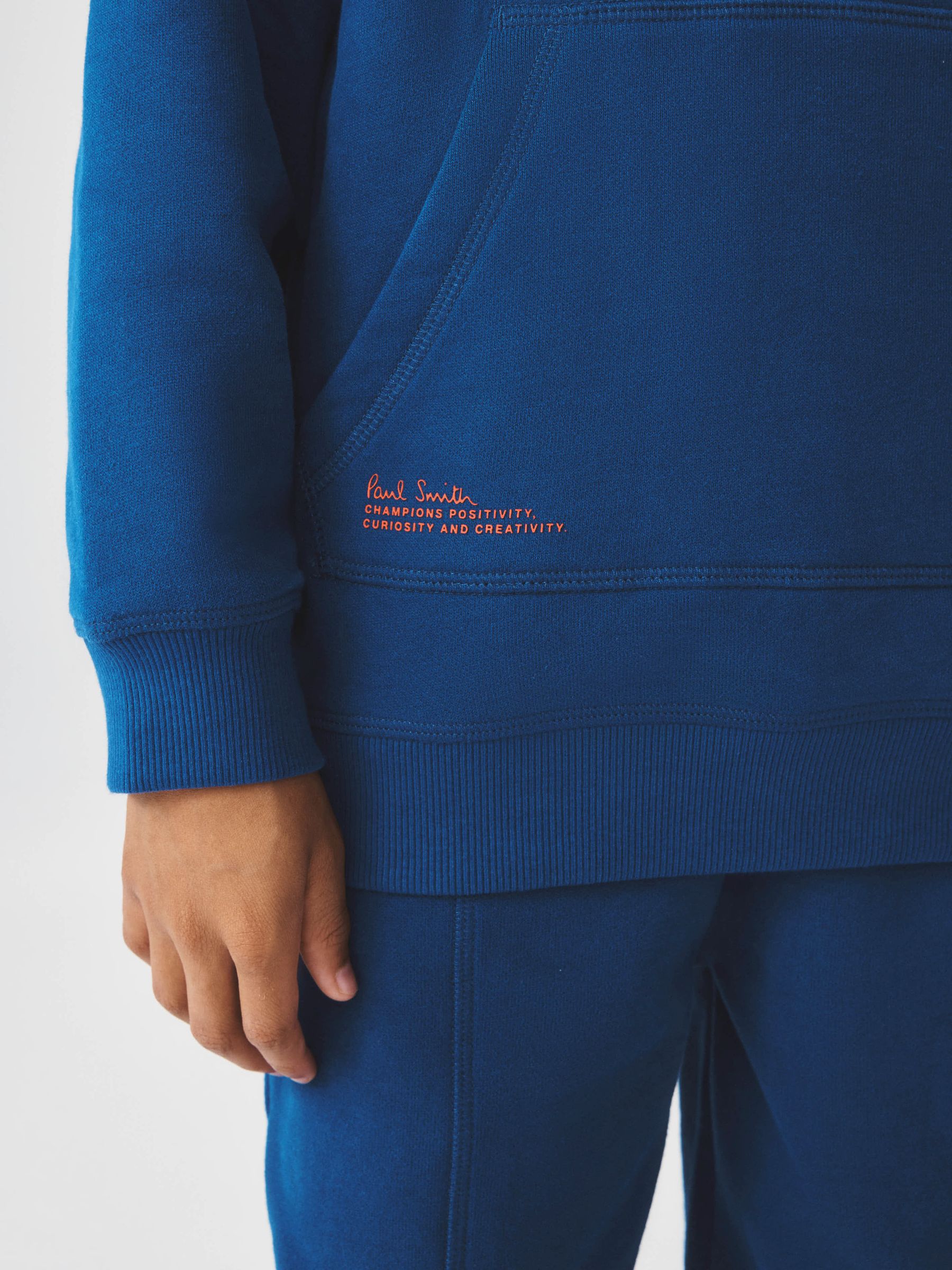 Dsiney Kidz - Paul Smith Junior Blue Graphic Hoodie and Joggers Set image 6