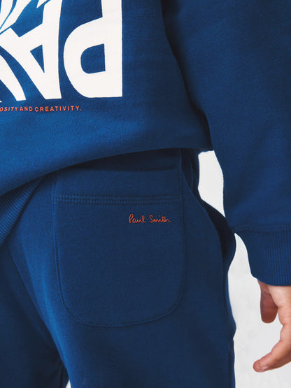 Dsiney Kidz - Paul Smith Junior Blue Graphic Hoodie and Joggers Set image 8