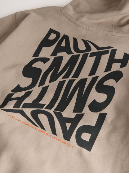 Dsiney Kidz - Paul Smith Junior Stone/Black Graphic Hoodie and Joggers Set image 5