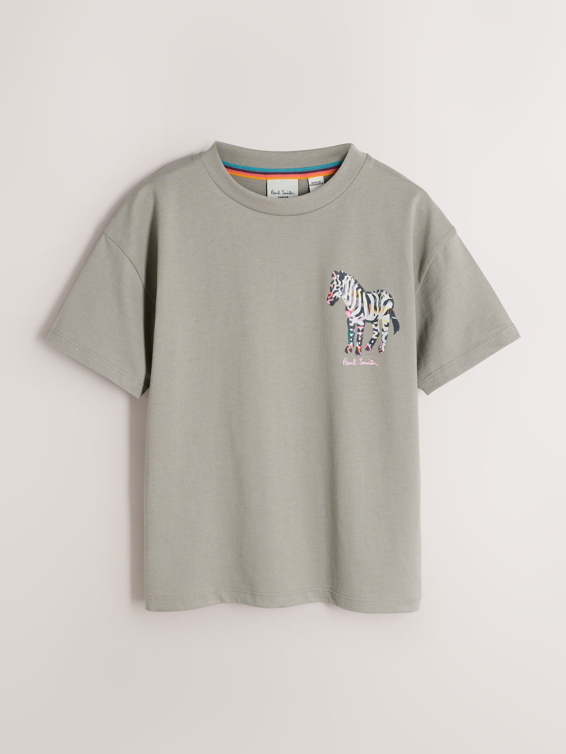 Dsiney Kidz - Paul Smith Junior Black/Grey/Burgundy Graphic T-Shirts 3 Pack image 2