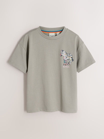 Dsiney Kidz - Paul Smith Junior Black/Grey/Burgundy Graphic T-Shirts 3 Pack image 2