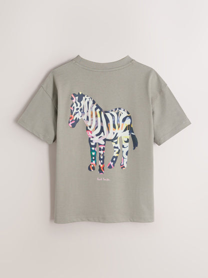 Dsiney Kidz - Paul Smith Junior Black/Grey/Burgundy Graphic T-Shirts 3 Pack image 3