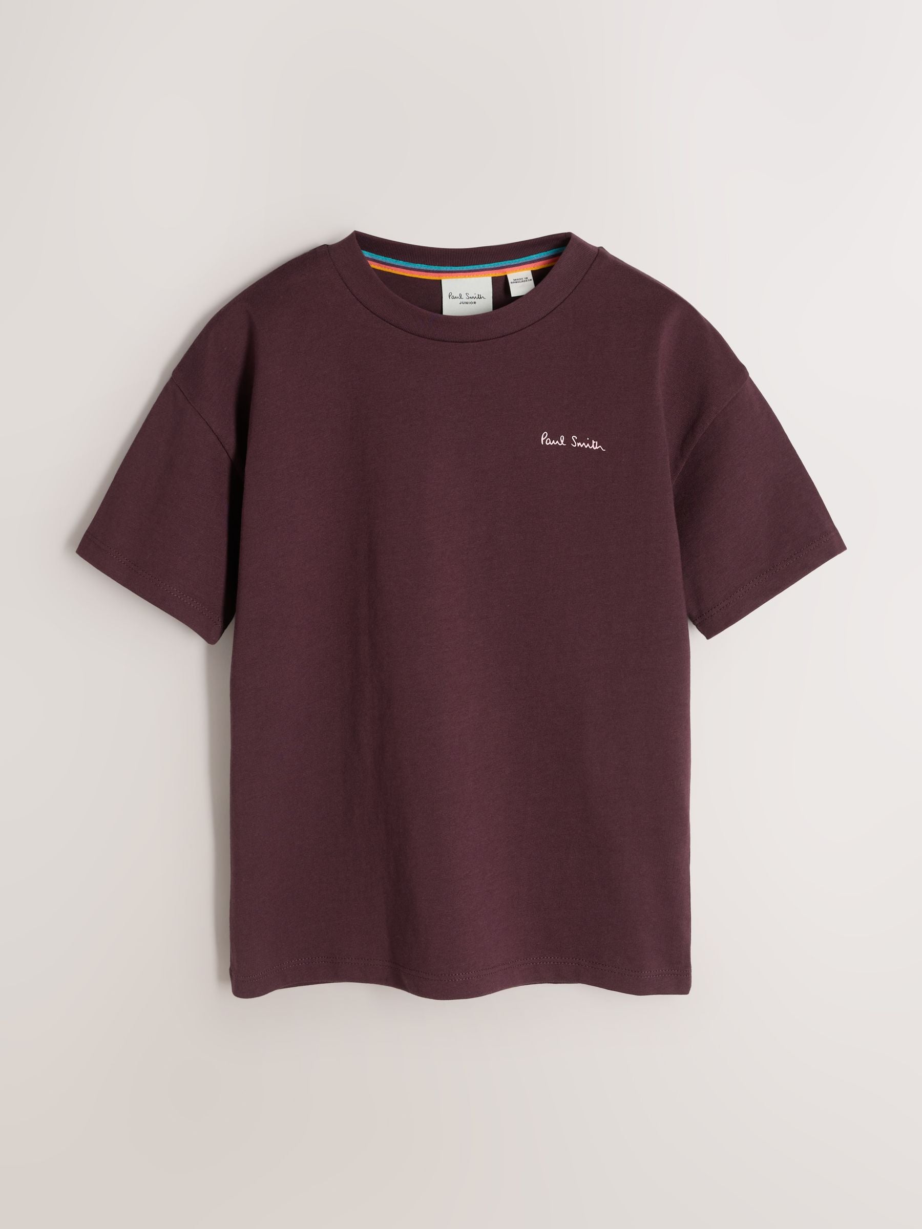 Dsiney Kidz - Paul Smith Junior Black/Grey/Burgundy Graphic T-Shirts 3 Pack image 4